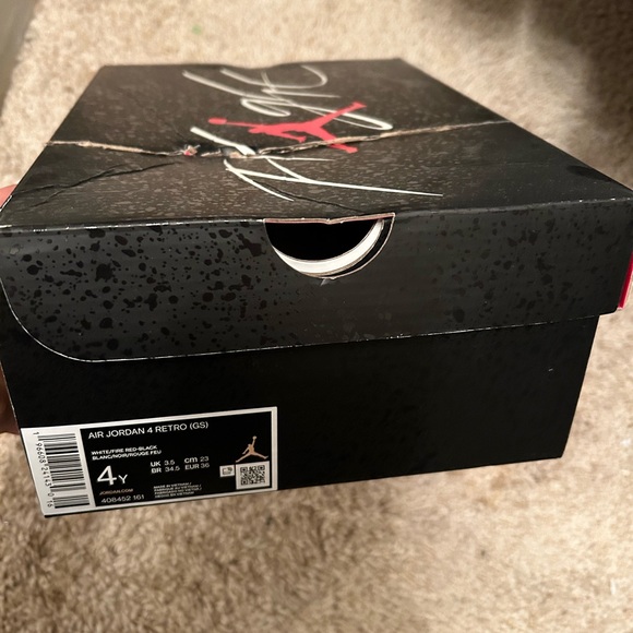 Red Cement Jordan 4 - Picture 4 of 4